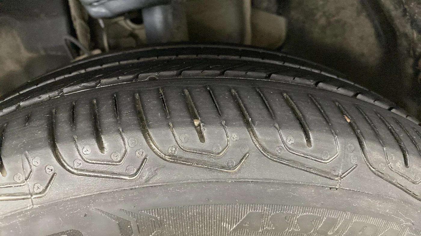2023 Tata TIGOR XZ CNG, CNG, Manual, 34,384 km, Left Front Tyre Tread