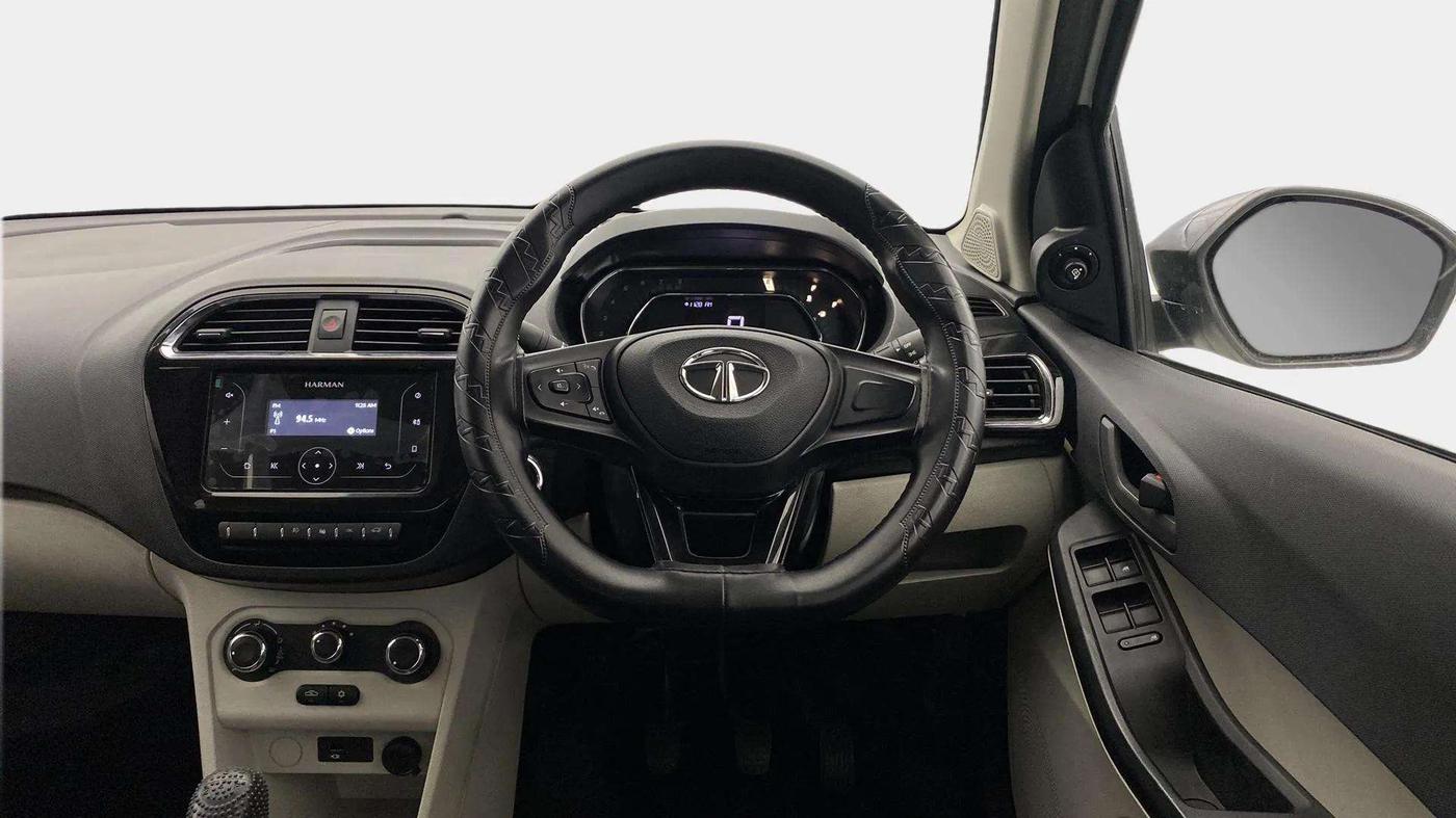 2023 Tata TIGOR XZ CNG, CNG, Manual, 34,384 km, Steering Wheel Close Up