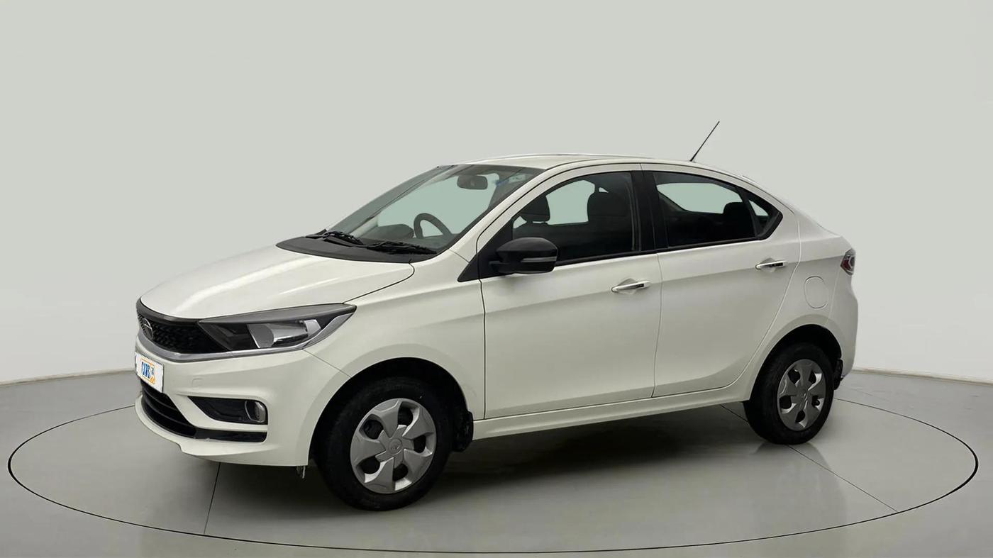 2023 Tata TIGOR XZ CNG, CNG, Manual, 34,384 km, Left Front Diagonal