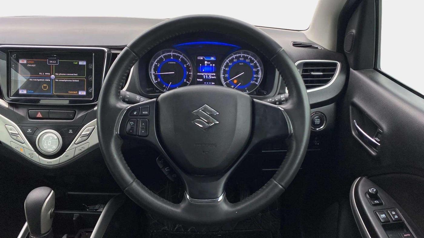2018 Maruti Baleno ALPHA CVT PETROL 1.2, Petrol, Automatic, 47,962 km, Steering Wheel Close Up