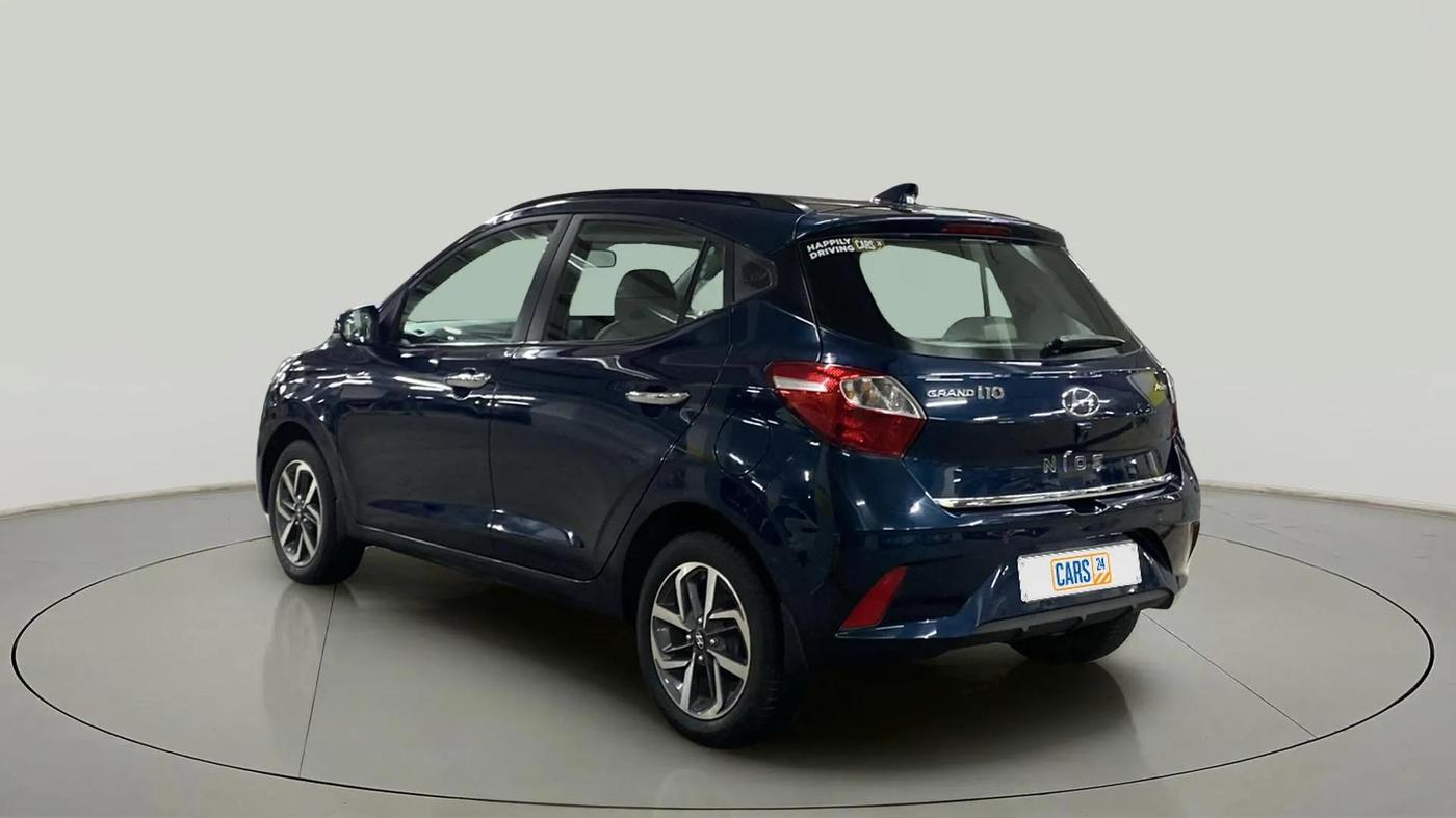 2020 Hyundai GRAND I10 NIOS ASTA AMT 1.2 KAPPA VTVT, Petrol, Automatic, 17,090 km, Left Back Diagonal