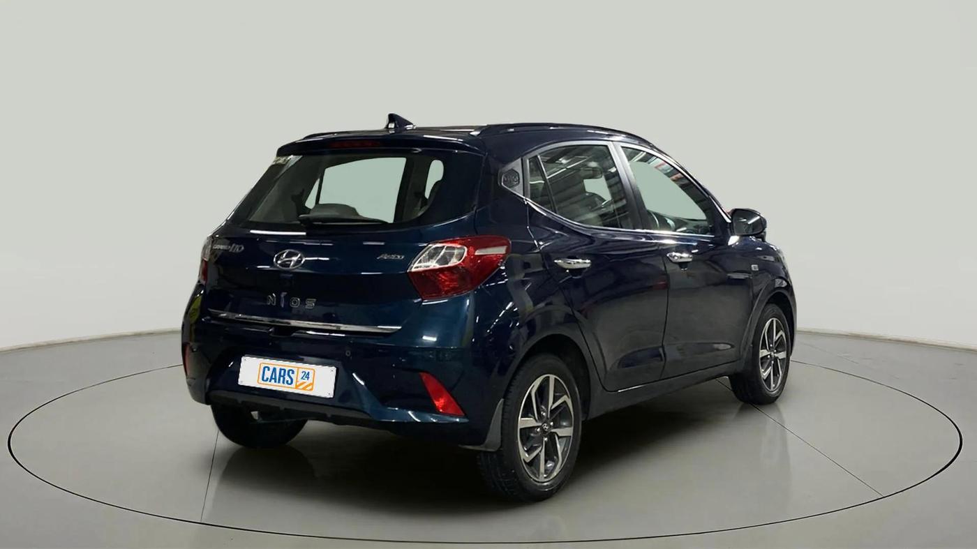 2020 Hyundai GRAND I10 NIOS ASTA AMT 1.2 KAPPA VTVT, Petrol, Automatic, 17,090 km, Right Back Diagonal