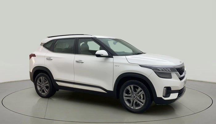 2021 KIA SELTOS HTX 1.5 CVT PETROL, Petrol, Automatic, 35,986 km, Right Front Diagonal