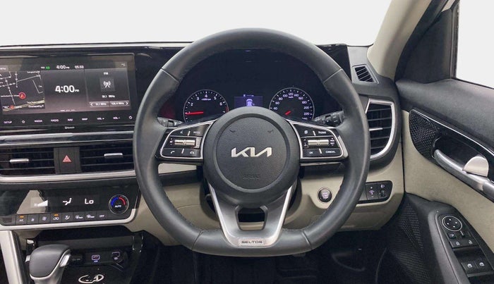 2021 KIA SELTOS HTX 1.5 CVT PETROL, Petrol, Automatic, 35,986 km, Steering Wheel Close Up