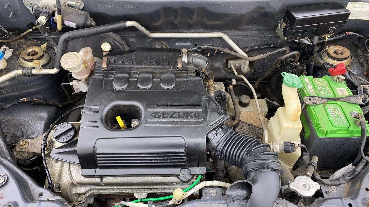 2017 Maruti Alto K10 VXI (O) AMT, Petrol, Automatic, 10,136 km, Engine View