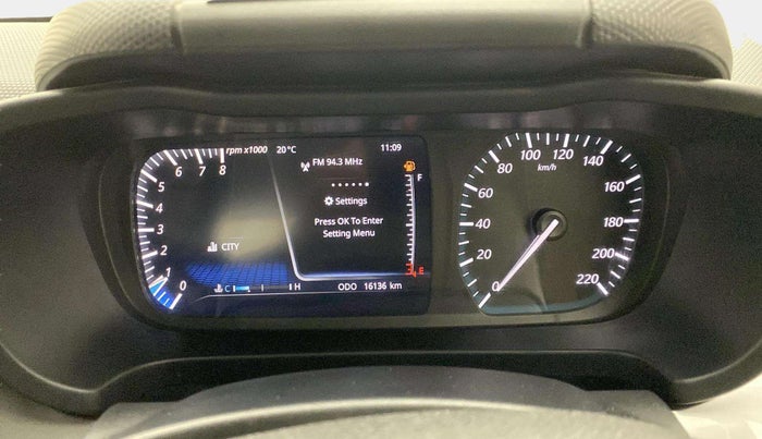 2020 Tata ALTROZ XZ PETROL, Petrol, Manual, 16,135 km, Odometer Image