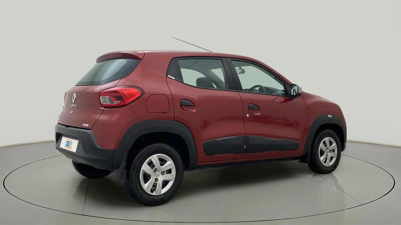 2018 Renault Kwid RXT 1.0 AMT (O), Petrol, Automatic, 8,609 km, Right Back Diagonal