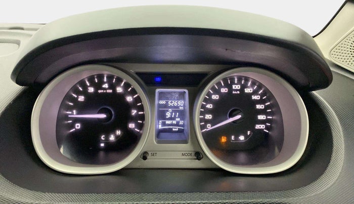 2017 Tata TIGOR XZ PETROL, Petrol, Manual, 52,646 km, Odometer Image