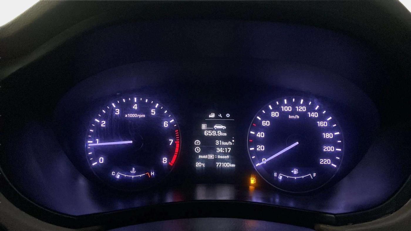 2016 Hyundai Elite i20 ASTA 1.2 (O), Petrol, Manual, 77,152 km, Odometer Image