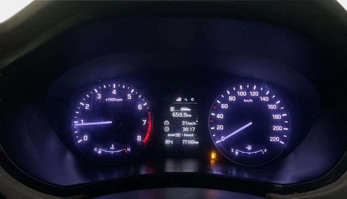 2016 Hyundai Elite i20 ASTA 1.2 (O), Petrol, Manual, 77,152 km, Odometer Image