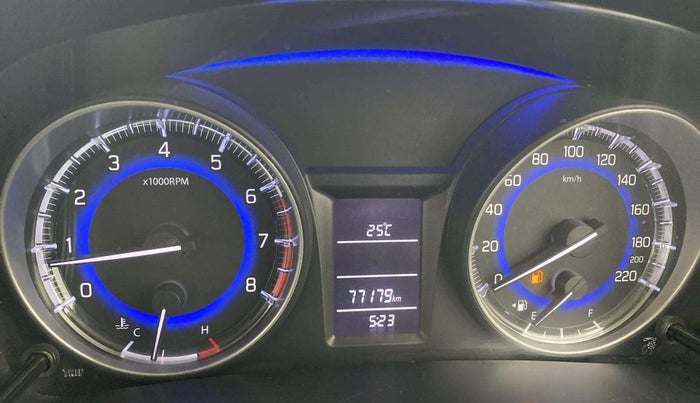 2018 Maruti Baleno DELTA PETROL 1.2, Petrol, Manual, 77,154 km, Odometer Image