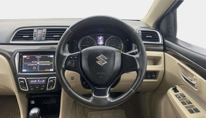 2017 Maruti Ciaz ALPHA  AT 1.4  PETROL, Petrol, Automatic, 59,024 km, Steering Wheel Close Up