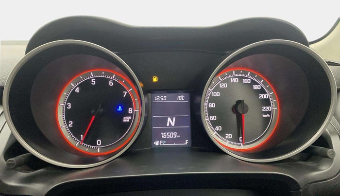 2018 Maruti Swift ZXI AMT, Petrol, Automatic, 76,488 km, Odometer Image