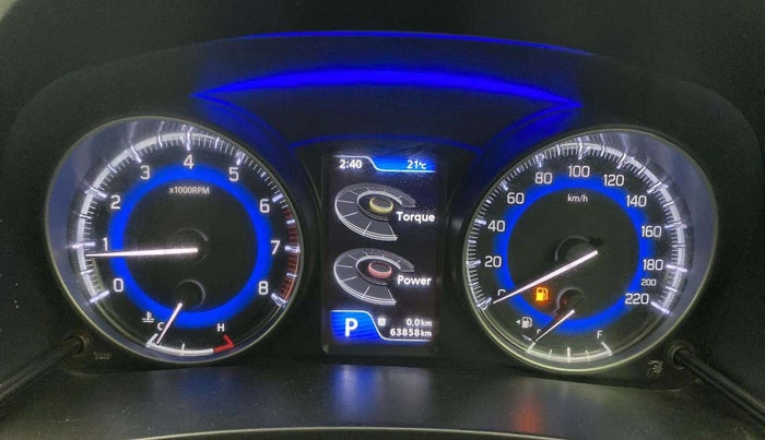 2019 Maruti Baleno ALPHA CVT PETROL 1.2, Petrol, Automatic, 63,827 km, Odometer Image