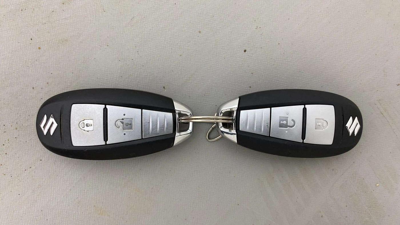 2019 Maruti Baleno ALPHA CVT PETROL 1.2, Petrol, Automatic, 63,827 km, Key Close Up