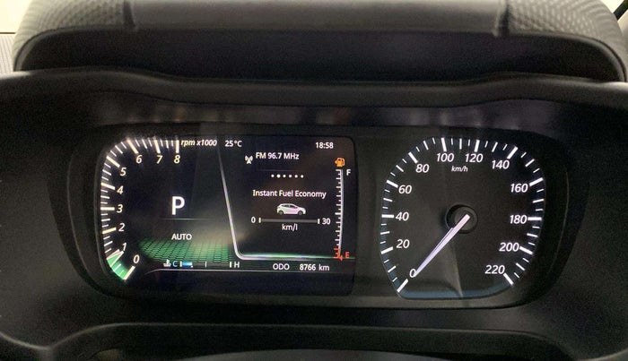 2023 Tata ALTROZ  XZA Plus Sunroof Dark Edition, Petrol, Automatic, 8,765 km, Odometer Image