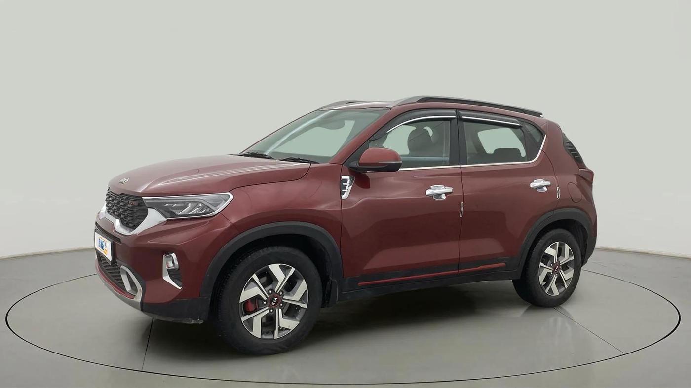 2021 KIA SONET GTX PLUS 1.0 IMT, Petrol, Manual, 74,180 km, Left Front Diagonal