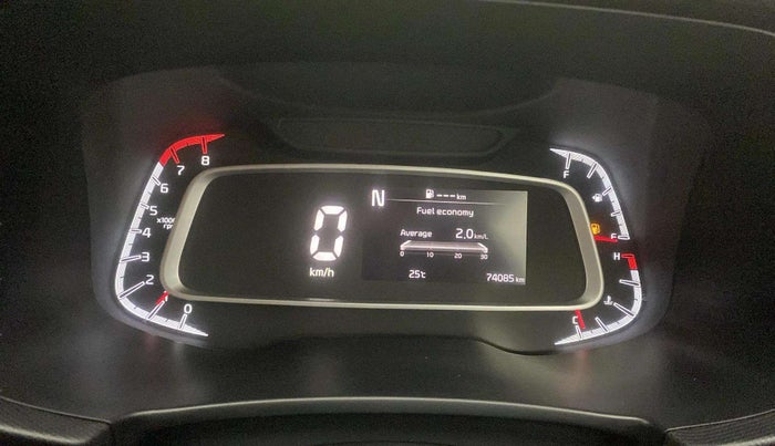 2021 KIA SONET GTX PLUS 1.0 IMT, Petrol, Manual, 74,063 km, Odometer Image