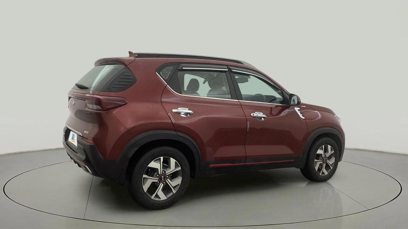 2021 KIA SONET GTX PLUS 1.0 IMT, Petrol, Manual, 74,180 km, Right Back Diagonal