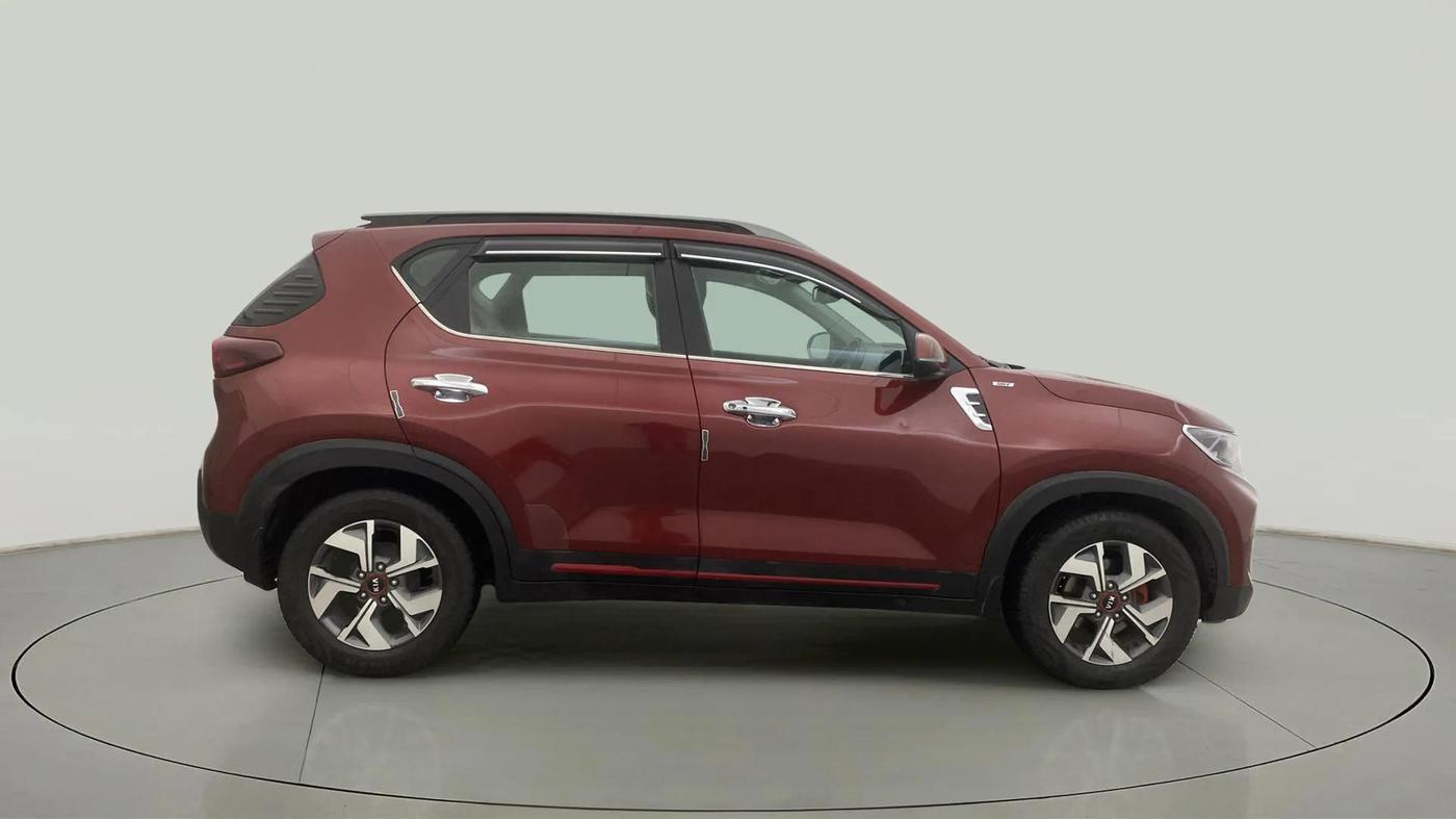 2021 KIA SONET GTX PLUS 1.0 IMT, Petrol, Manual, 74,180 km, Right Side View