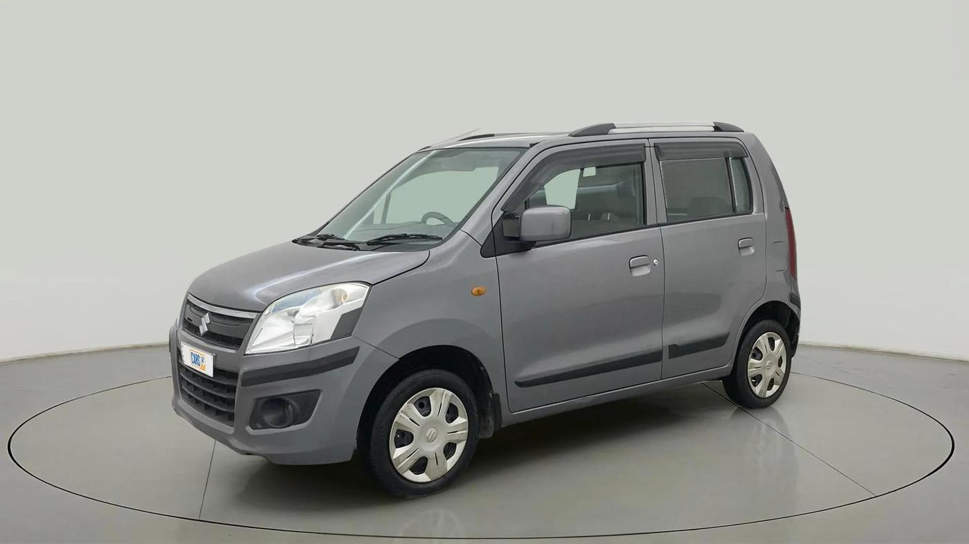 2015 Maruti Wagon R 1.0 VXI, Petrol, Manual, 64,590 km, Left Front Diagonal