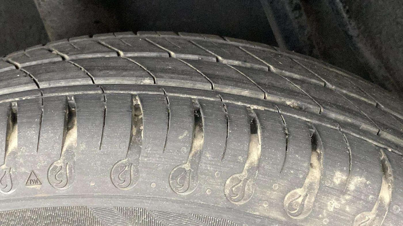 2021 Datsun Redi Go T(O), Petrol, Manual, 11,284 km, Right Rear Tyre Tread