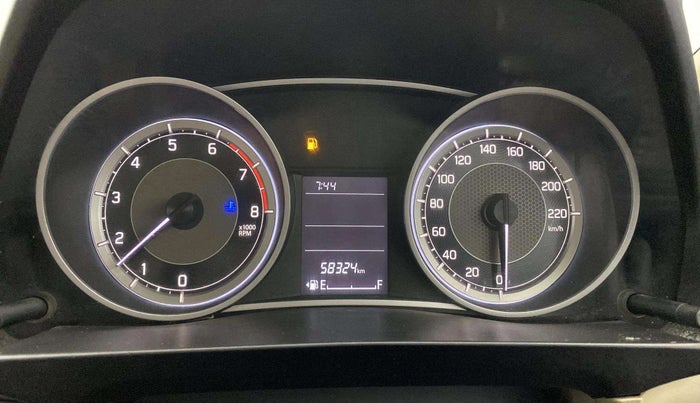 2017 Maruti Dzire VXI, Petrol, Manual, 58,315 km, Odometer Image