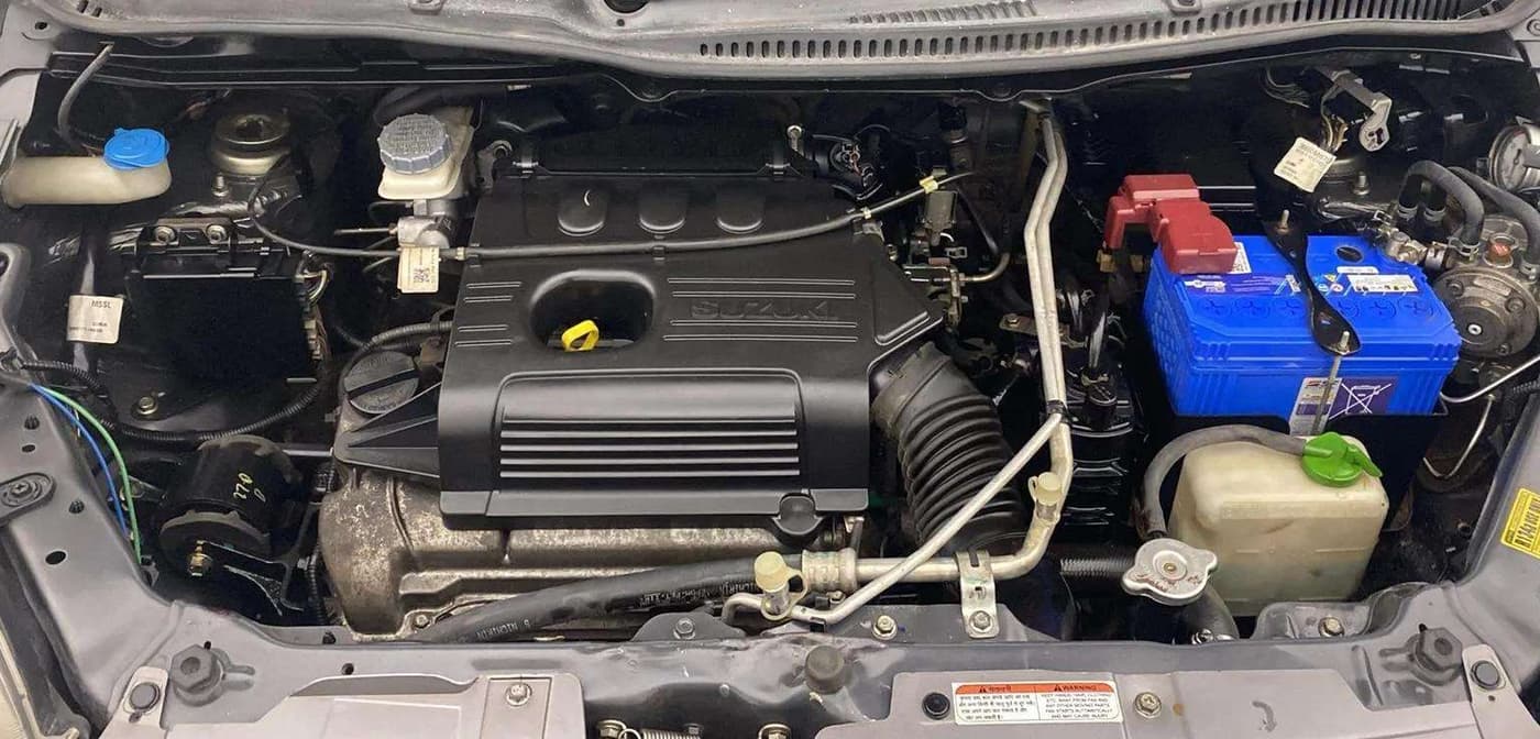 2014 Maruti Wagon R 1.0 LXI CNG, CNG, Manual, 59,298 km, Engine View