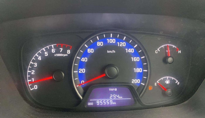 2014 Hyundai Xcent S (O) 1.2, Petrol, Manual, 95,588 km, Odometer Image