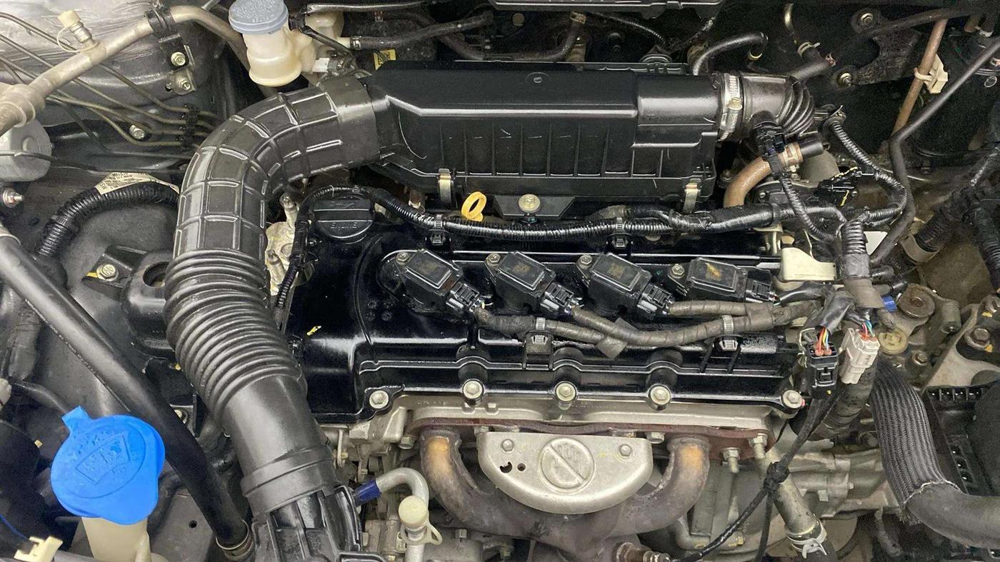 2021 Maruti Vitara Brezza LXI, Petrol, Manual, 43,348 km, Engine View