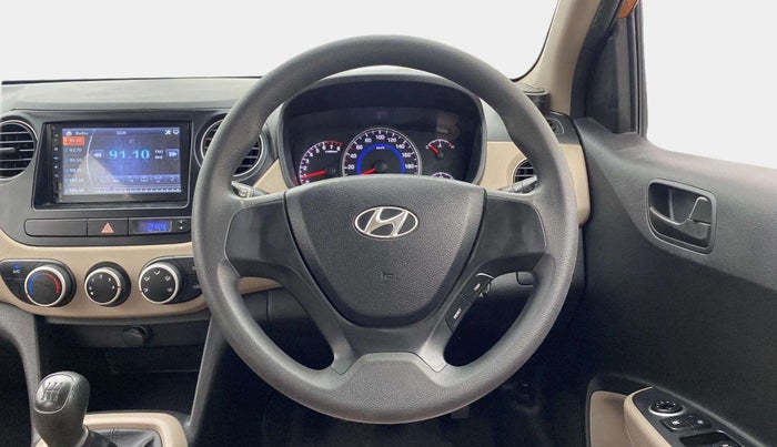 2015 Hyundai Grand i10 MAGNA 1.2 KAPPA VTVT, Petrol, Manual, 40,885 km, Steering Wheel Close Up