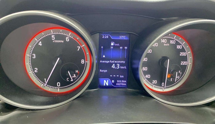 2021 Maruti Swift ZXI PLUS AMT DUAL TONE, Petrol, Automatic, 39,261 km, Odometer Image