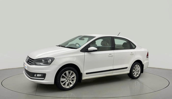 2018 Volkswagen Vento HIGHLINE PETROL AT, CNG, Automatic, 52,665 km, Left Front Diagonal