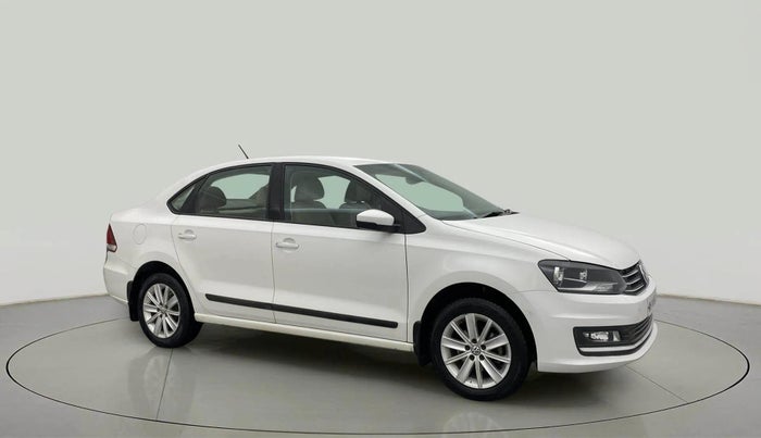 2018 Volkswagen Vento HIGHLINE PETROL AT, CNG, Automatic, 52,665 km, Right Front Diagonal