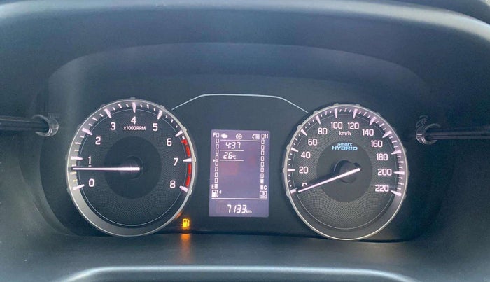 2023 Maruti BREZZA VXI SMART HYBRID, Petrol, Manual, 7,130 km, Odometer Image