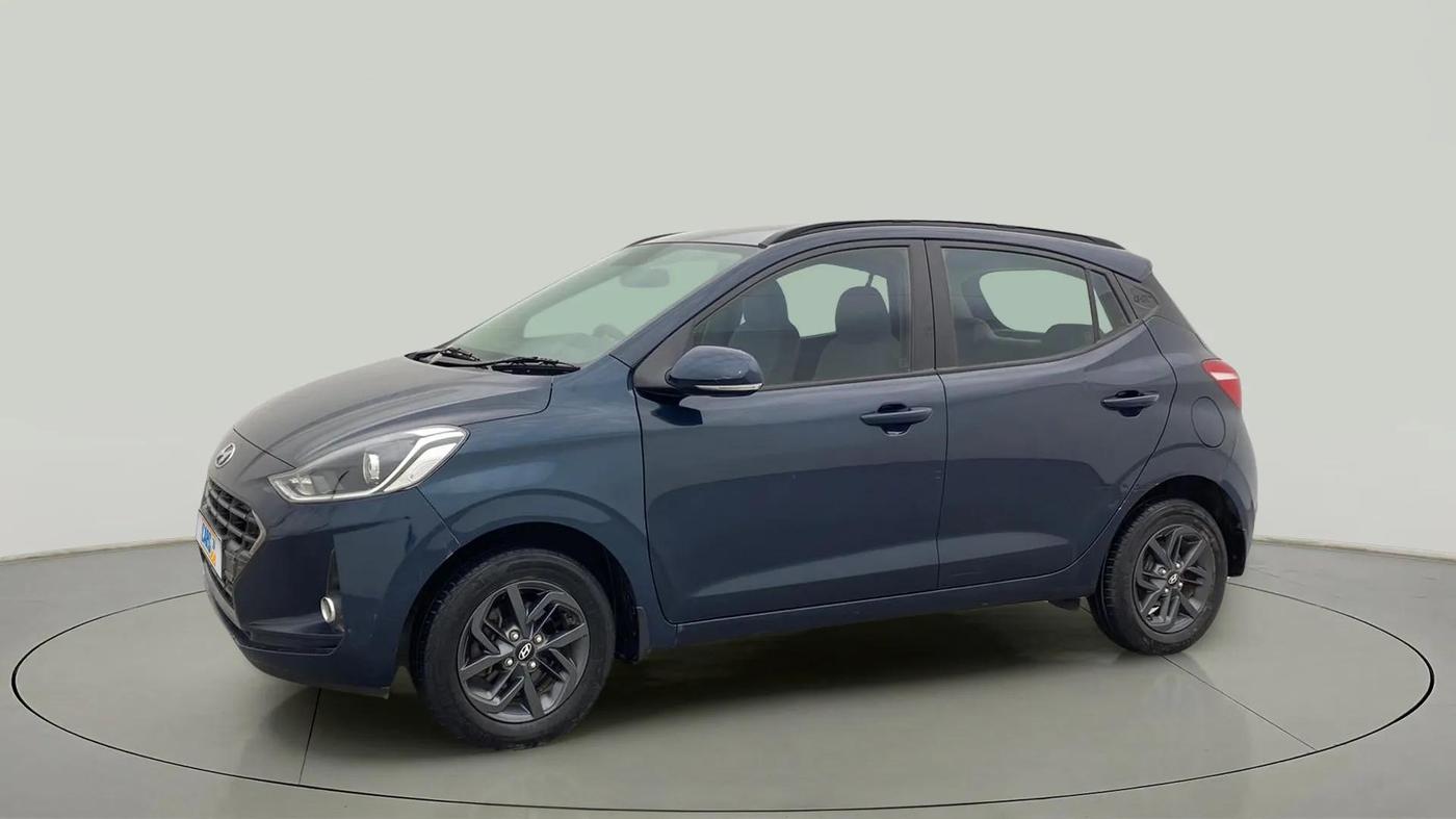 2022 Hyundai GRAND I10 NIOS SPORTZ AMT 1.2 KAPPA VTVT, Petrol, Automatic, 31,550 km, Left Front Diagonal