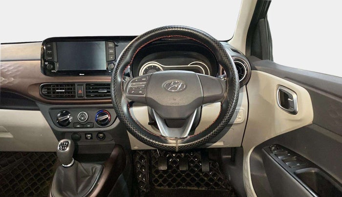 2021 Hyundai AURA SX 1.2, Petrol, Manual, 15,975 km, Steering Wheel Close Up