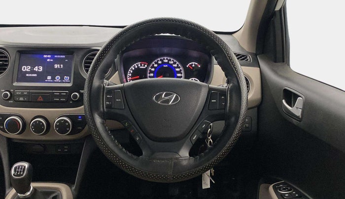 2019 Hyundai Grand i10 SPORTZ 1.2 KAPPA VTVT, CNG, Manual, 53,358 km, Steering Wheel Close Up