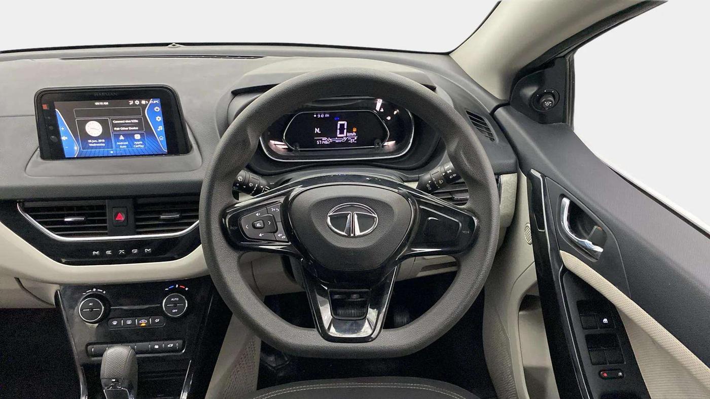 2021 Tata NEXON XZA PLUS PETROL, Petrol, Automatic, 57,239 km, Steering Wheel Close Up