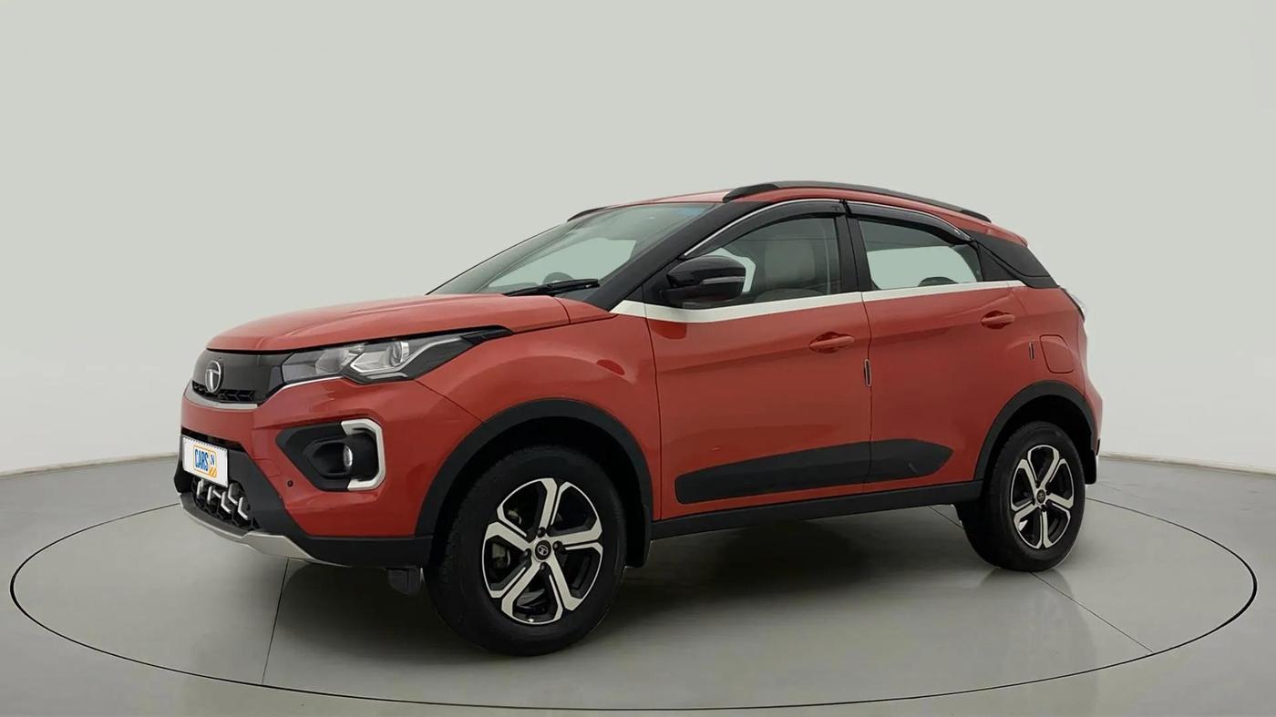 2023 Tata NEXON XZA PLUS LUXURY SUNROOF PETROL, Petrol, Automatic, 9,885 km, Left Front Diagonal