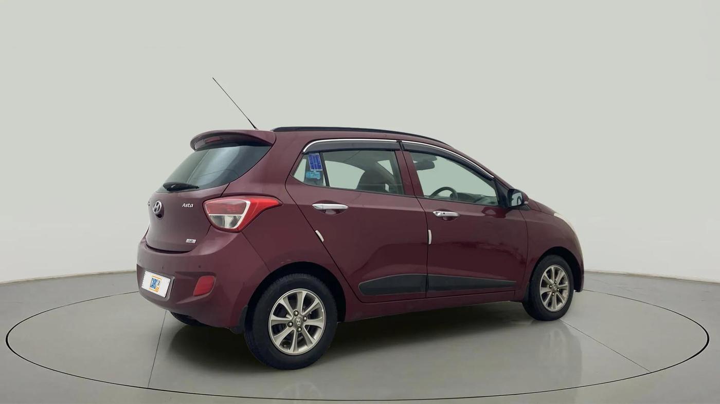 2016 Hyundai Grand i10 ASTA (O) 1.2 KAPPA VTVT, Petrol, Manual, 69,330 km, Right Back Diagonal