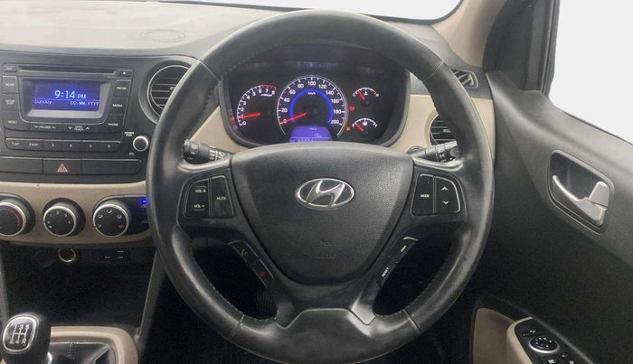 2016 Hyundai Grand i10 ASTA (O) 1.2 KAPPA VTVT, Petrol, Manual, 69,330 km, Steering Wheel Close Up