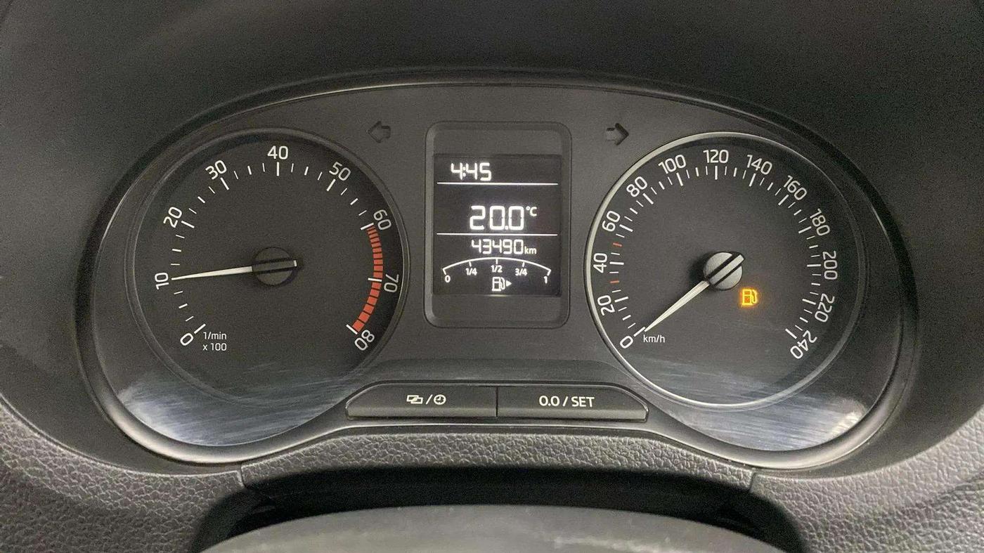 2020 Skoda Rapid ACTIVE 1.0 TSI, Petrol, Manual, 43,539 km, Odometer Image