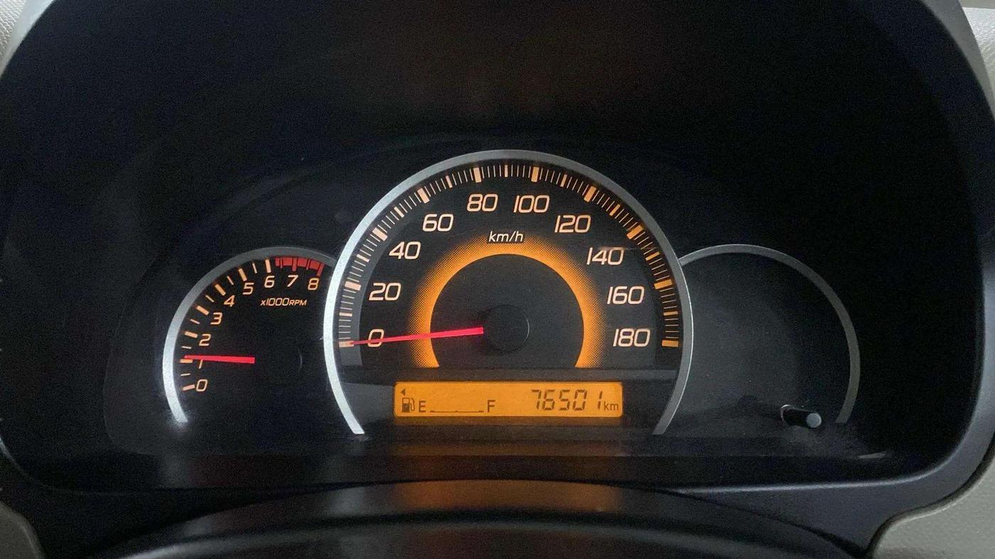 2014 Maruti Wagon R 1.0 VXI, Petrol, Manual, 76,760 km, Odometer Image