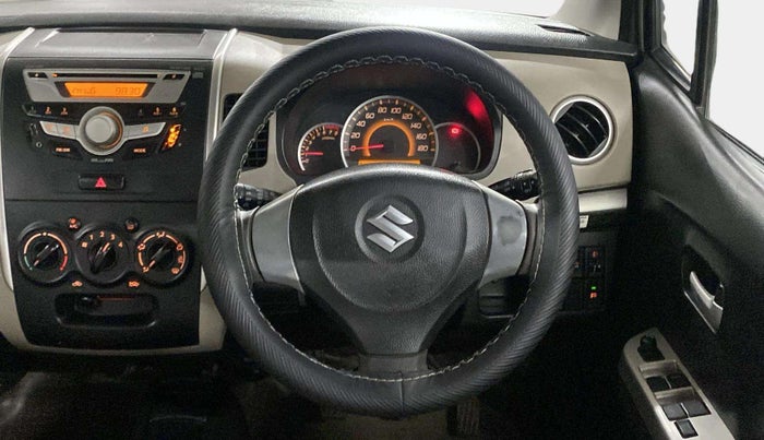 2014 Maruti Wagon R 1.0 VXI, Petrol, Manual, 76,483 km, Steering Wheel Close Up