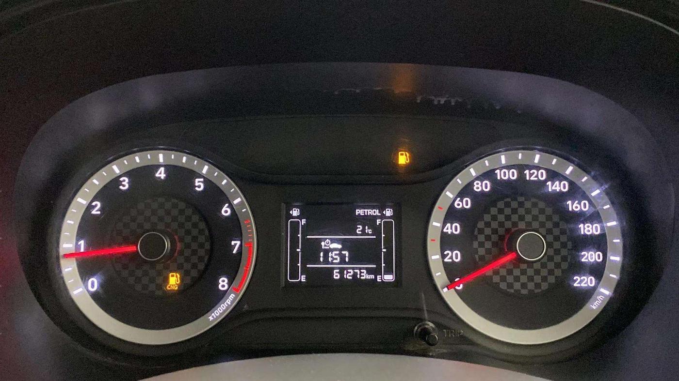 2020 Hyundai GRAND I10 NIOS SPORTZ 1.2 KAPPA VTVT CNG, CNG, Manual, 61,650 km, Odometer Image