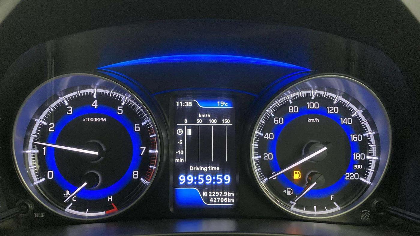 2021 Toyota Glanza G, Petrol, Manual, 42,858 km, Odometer Image