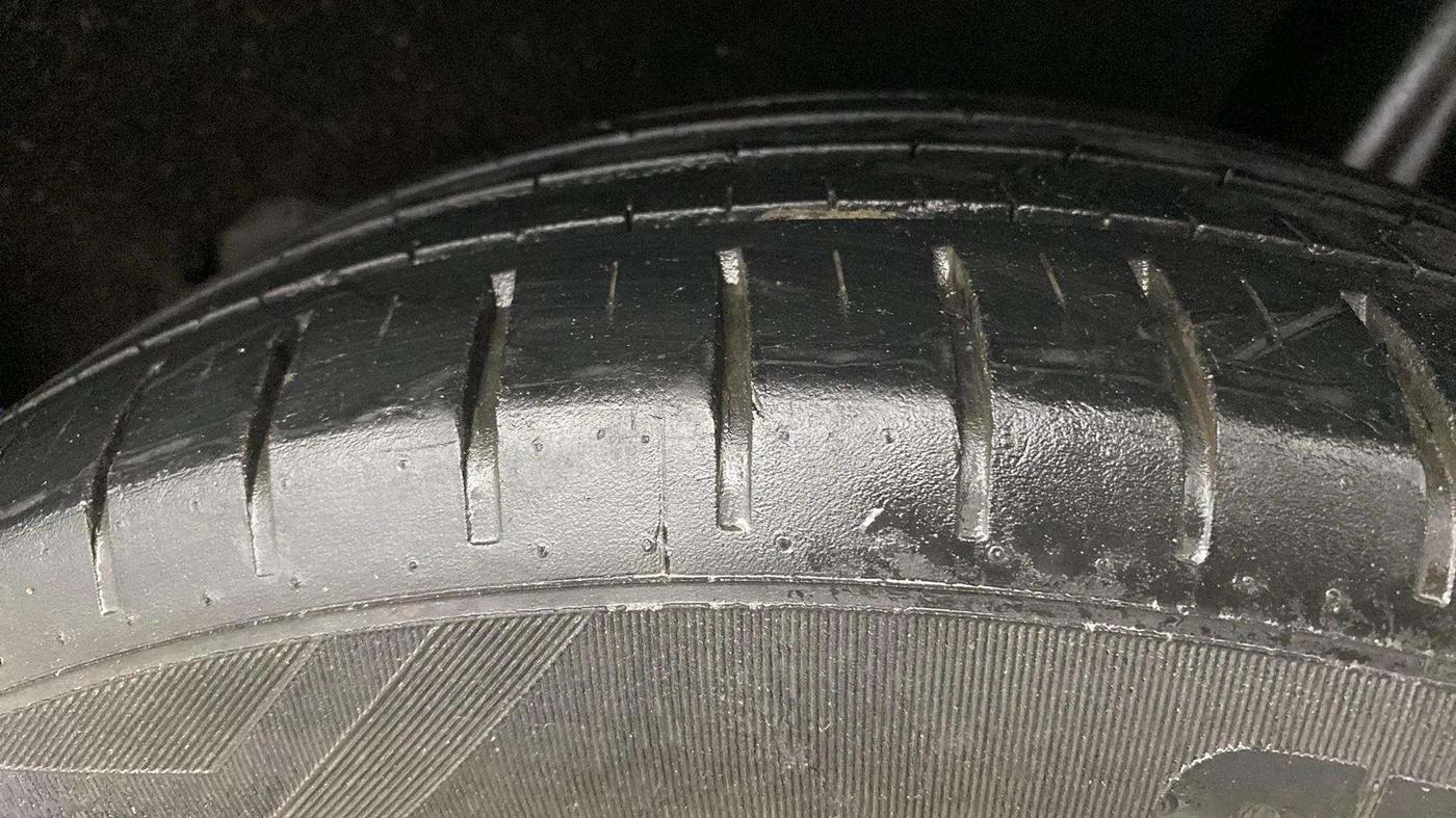 2021 Toyota Glanza G, Petrol, Manual, 42,858 km, Left Rear Tyre Tread
