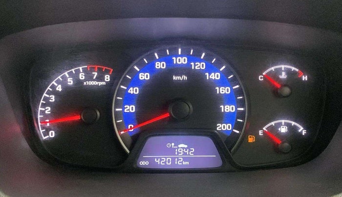 2014 Hyundai Xcent S 1.2, Petrol, Manual, 42,016 km, Odometer Image