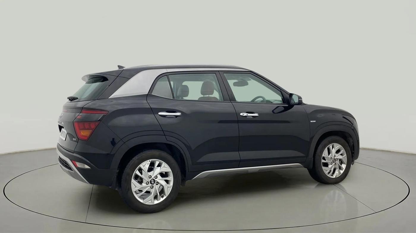 2021 Hyundai Creta SX IVT 1.5 PETROL, Petrol, Automatic, 16,518 km, Right Back Diagonal